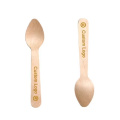 Disposable birch wooden cutlery forks knives spoon